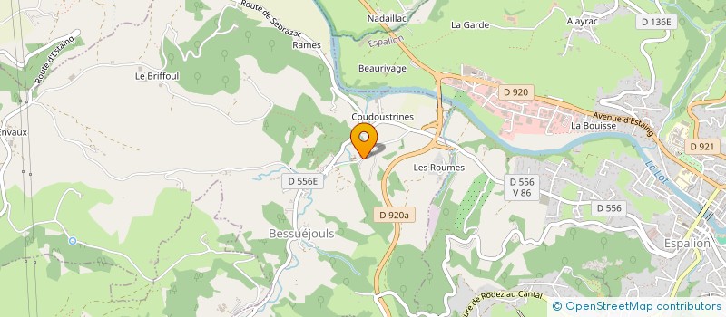 localisation de l'entreprise GOHIER THIERRY  BESSUEJOULS