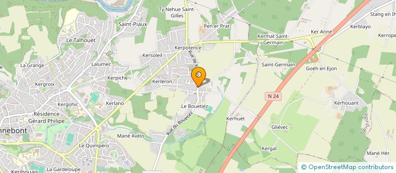 localisation de l'entreprise GOHORY CHOUPAY  HENNEBONT