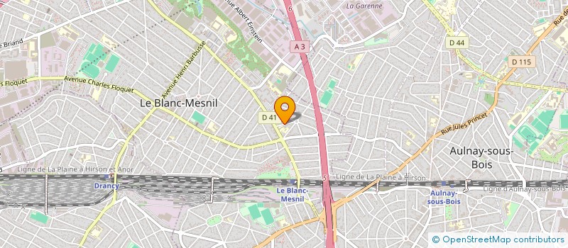 localisation de l'entreprise GOIA PRO à LE BLANC-MESNIL