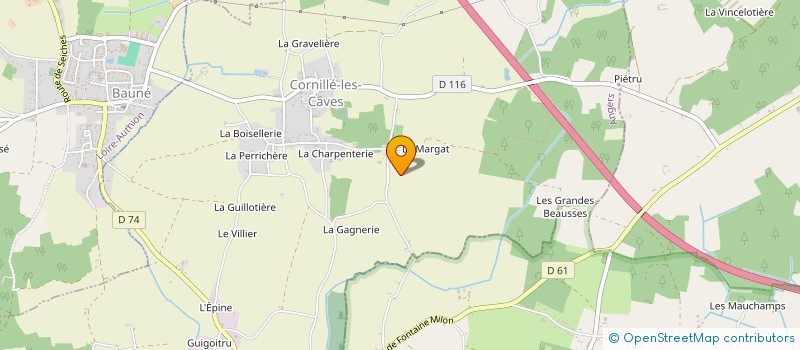localisation de l'entreprise GOILLANDEAU SARL à LA CHAPELLE-SAINT-LAUD
