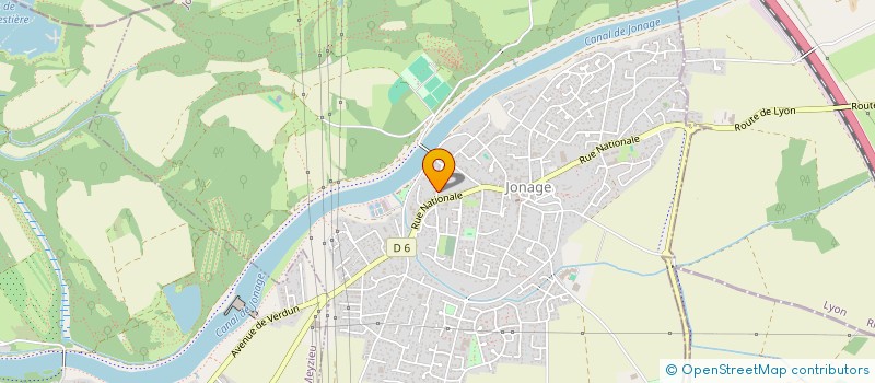 localisation de l'entreprise GOIN FILS TP  JONAGE