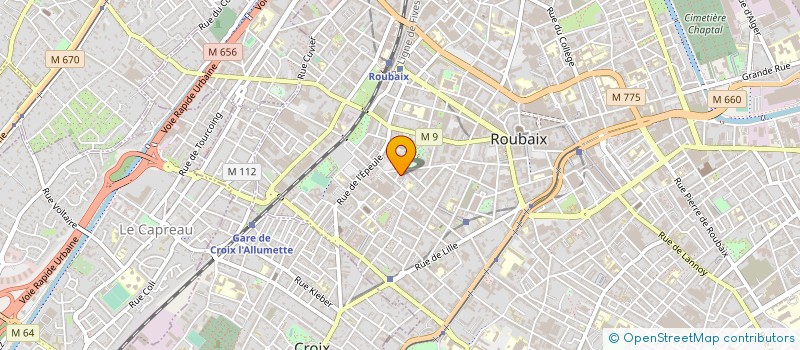 localisation de l'entreprise GOING DESIGN  ROUBAIX