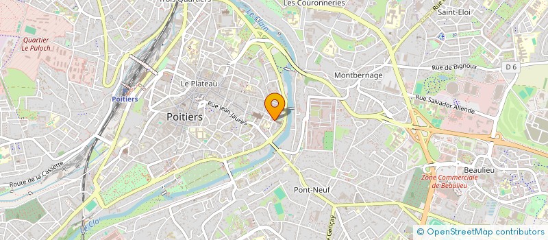 localisation de l'entreprise GOINVEST  POITIERS