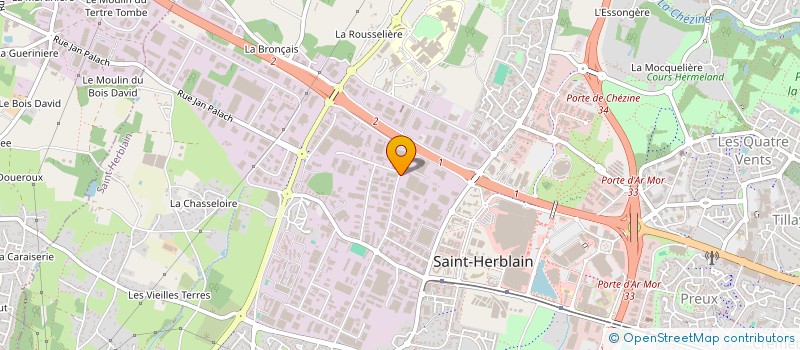 localisation de l'entreprise GOIOT à SAINT-HERBLAIN
