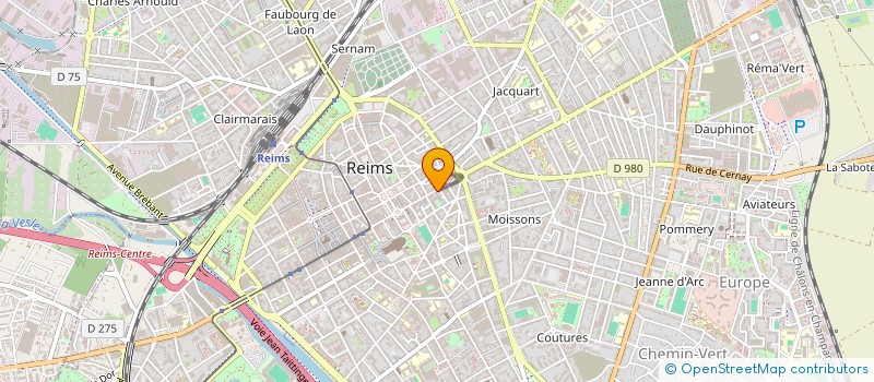 localisation de l'entreprise GOIOT à REIMS