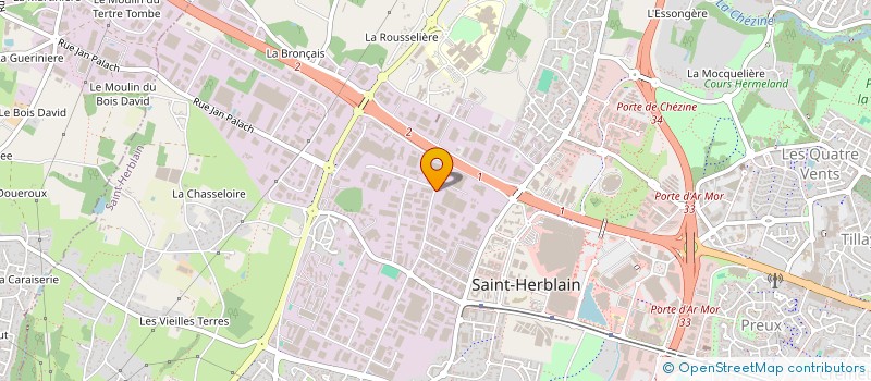 localisation de l'entreprise GOIOT SYSTEMS à SAINT-HERBLAIN