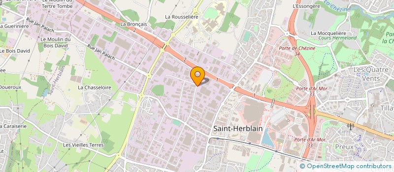 localisation de l'entreprise GOIOT SYSTEMS à SAINT-HERBLAIN