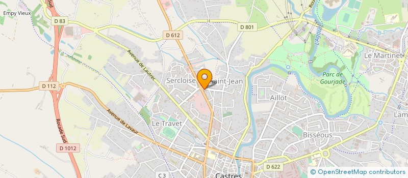 localisation de l'entreprise GOIS DESSIN INDUSTRIEL à CASTRES