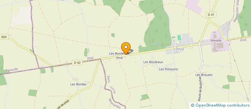 localisation de l'entreprise GOIS VILLEBORDES à JOUY