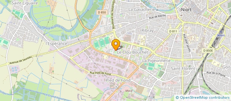 localisation de l'entreprise GOISE PRODUCTION  NIORT