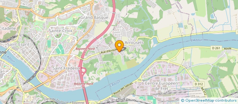 localisation de l'entreprise GOIZALDE à BAYONNE