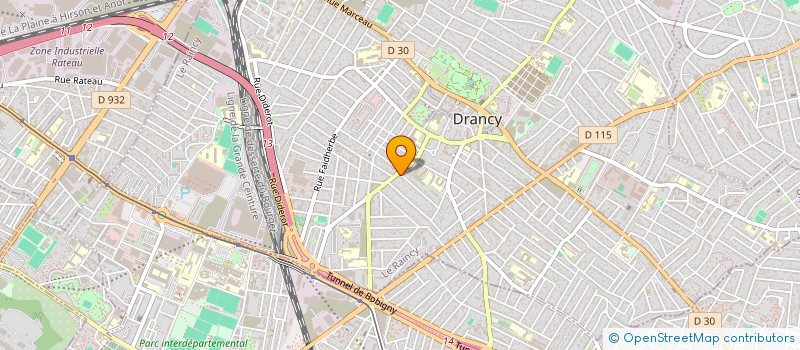 localisation de l'entreprise GOJ à DRANCY