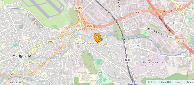 localisation de l'entreprise GOJEVI  SAINT-VICTORET