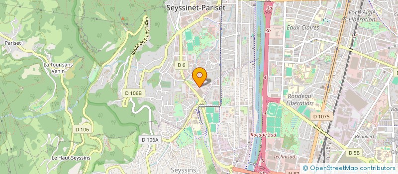 localisation de l'entreprise GOJI à SEYSSINET-PARISET