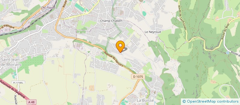 localisation de l'entreprise GOJI CONSEIL  LA BUISSE