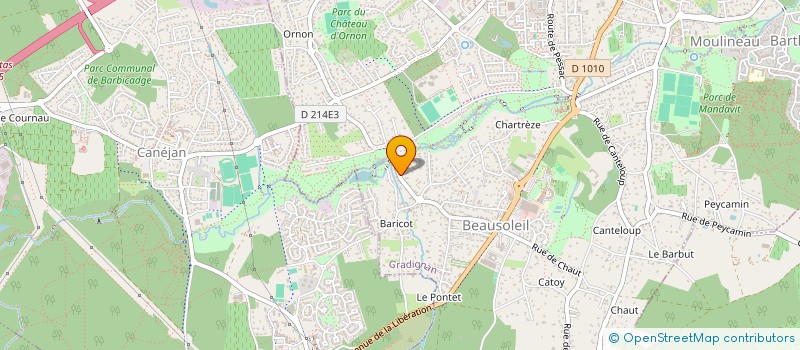 localisation de l'entreprise GOJUMA  GRADIGNAN