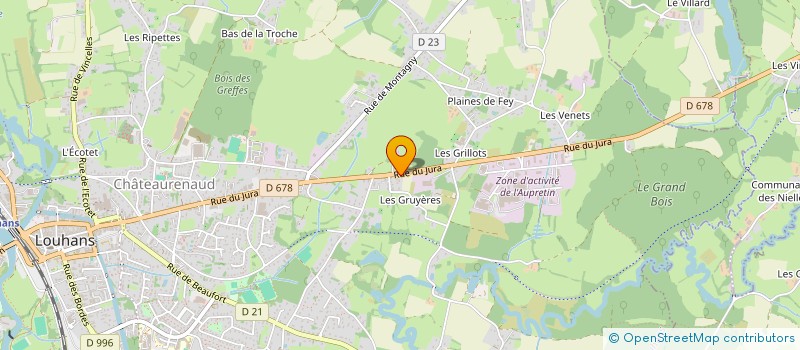 localisation de l'entreprise GOKER TECHNIQUE FILS à LOUHANS