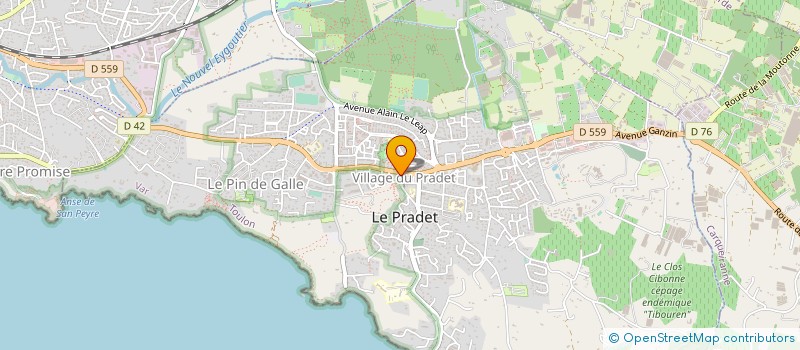 localisation de l'entreprise GOKRIL à LE PRADET