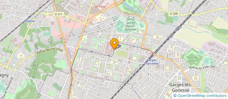 localisation de l'entreprise GOKTAS à SARCELLES