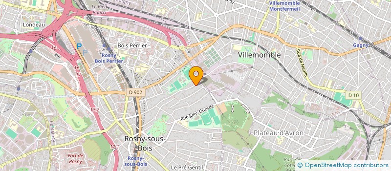 localisation de l'entreprise GOLAM SCI  ROSNY-SOUS-BOIS
