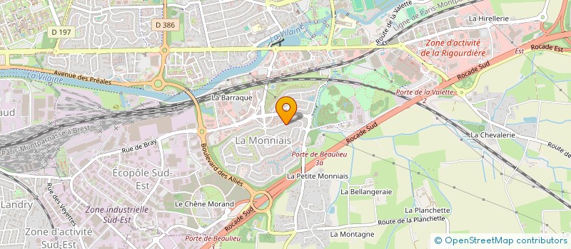 localisation de l'entreprise GOLAN à CESSON-SEVIGNE