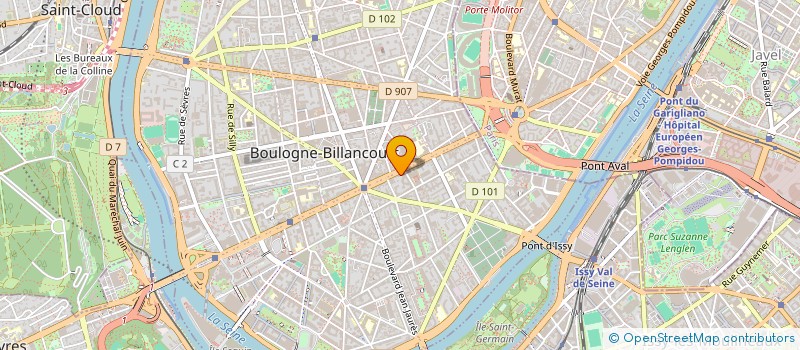 localisation de l'entreprise GOLAN PRODUCTIONS à BOULOGNE-BILLANCOURT