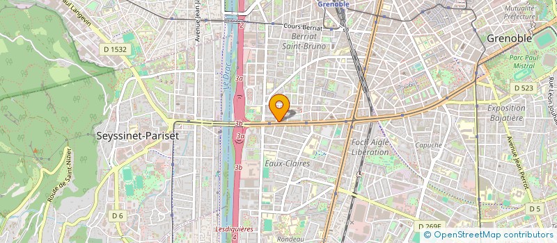 localisation de l'entreprise GOLANA COMPUTING à GRENOBLE