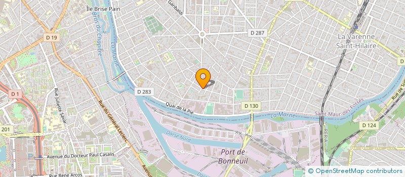 localisation de l'entreprise GOLANINVEST à SAINT-MAUR-DES-FOSSES