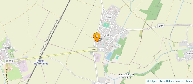 localisation de l'entreprise GOLBAT à JUILLY