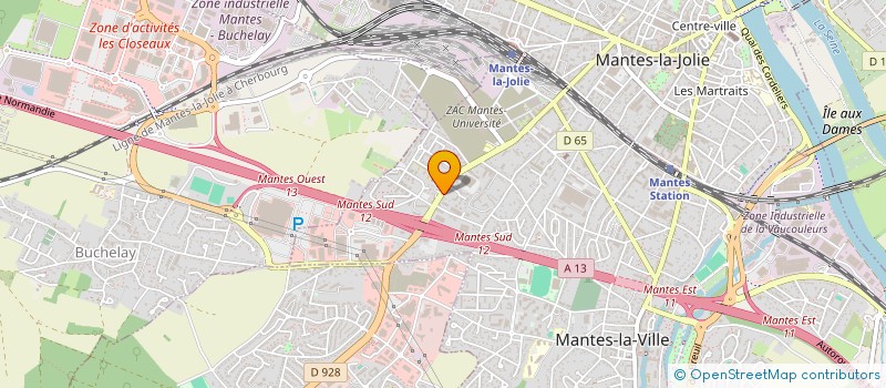 localisation de l'entreprise GOLC  MANTES-LA-VILLE