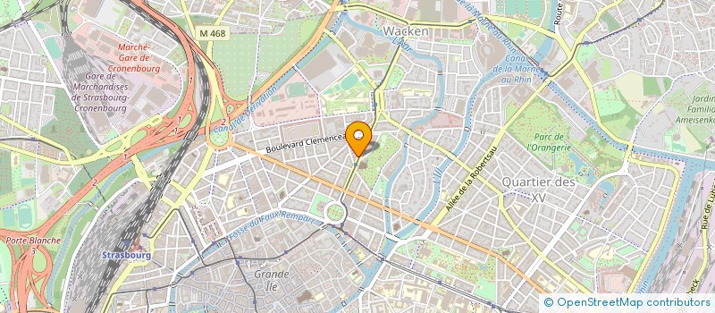 localisation de l'entreprise GOLD à STRASBOURG