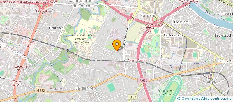 localisation de l'entreprise GOLD à TOULOUSE