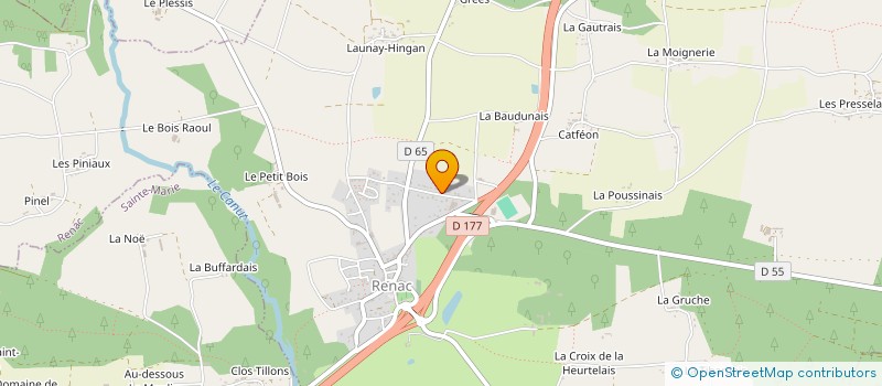 localisation de l'entreprise GOLD  RENAC