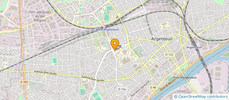 localisation de l'entreprise GOLD  ARGENTEUIL