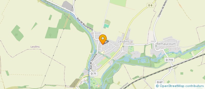 localisation de l'entreprise GOLD à LESDINS
