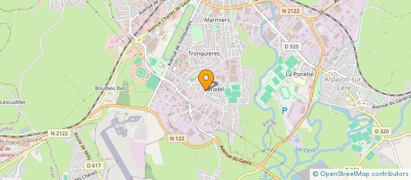 localisation de l'entreprise GOLD AUTO AUVERGNE à AURILLAC