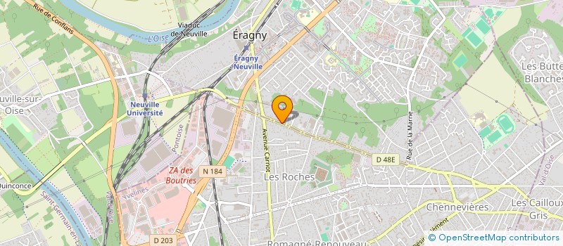 localisation de l'entreprise GOLD-BRUSH  ERAGNY