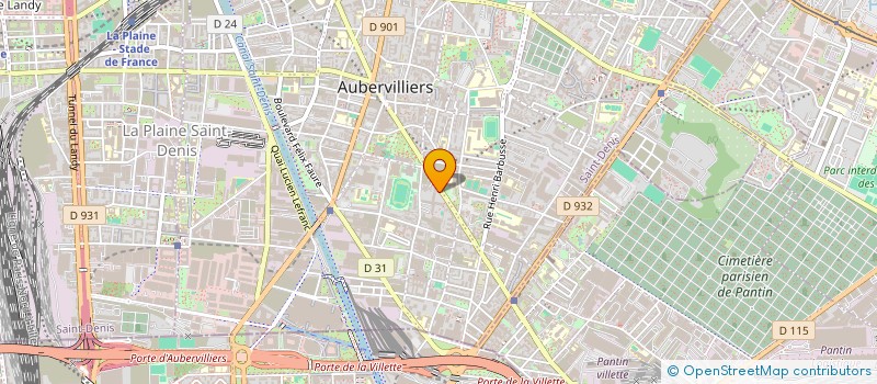 localisation de l'entreprise GOLD CAB SERVICES  AUBERVILLIERS