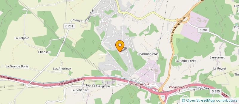 localisation de l'entreprise GOLD CASTLE  COULOUNIEIX-CHAMIERS