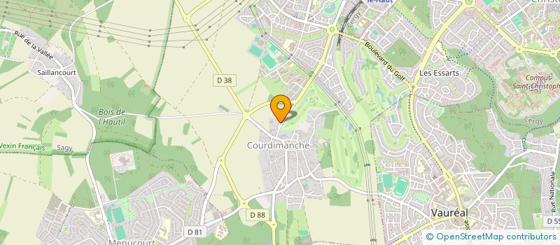 localisation de l'entreprise GOLD&CIRCLE  COURDIMANCHE