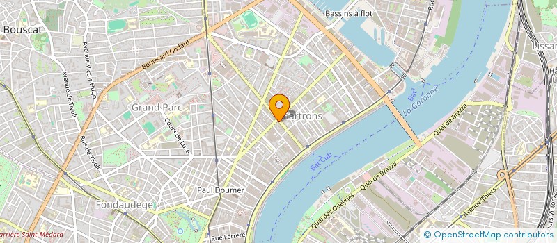 localisation de l'entreprise GOLD COIFFURE  BORDEAUX