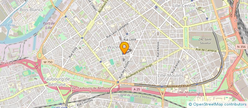 localisation de l'entreprise GOLD-COM à LILLE