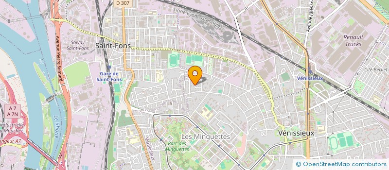 localisation de l'entreprise GOLD CONSTRUCTION  VENISSIEUX