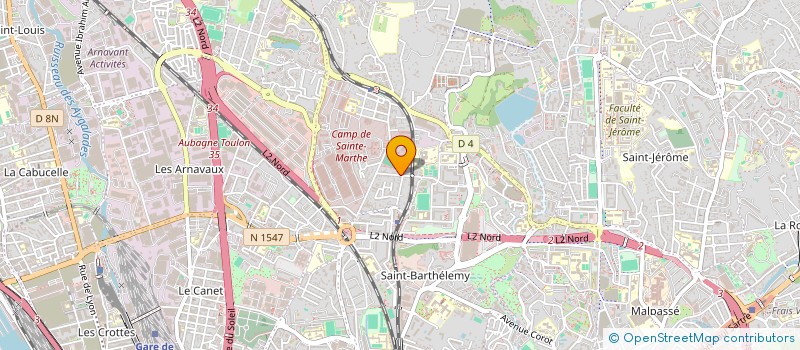 localisation de l'entreprise GOLD CONSTRUCTION à MARSEILLE