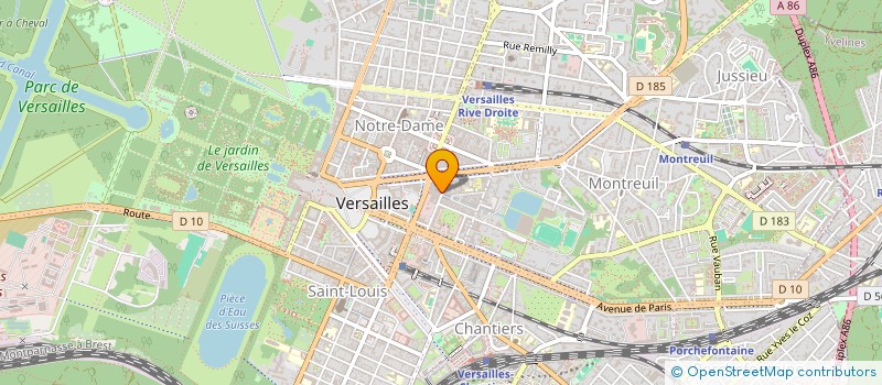 localisation de l'entreprise GOLD CONSULT à VERSAILLES