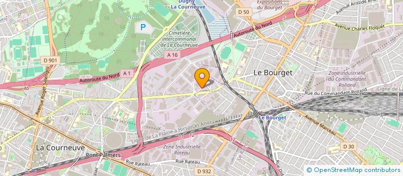 localisation de l'entreprise GOLD DISTRIBUTION à LA COURNEUVE