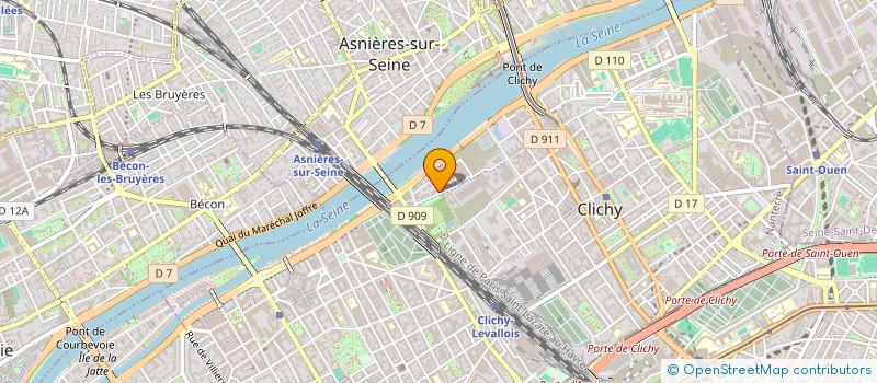 localisation de l'entreprise GOLD DRIVER X à CLICHY