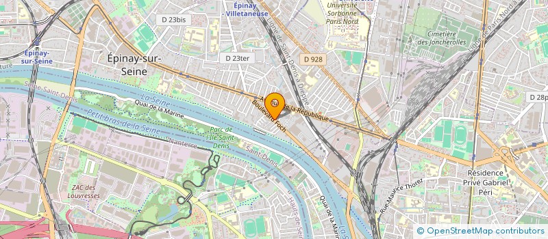 localisation de l'entreprise GOLD EVENTS à EPINAY-SUR-SEINE
