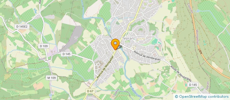 localisation de l'entreprise GOLD EVOLUTION PRO  TEYRAN