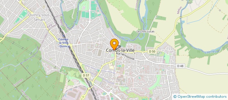 localisation de l'entreprise GOLD'EYES  COMBS-LA-VILLE